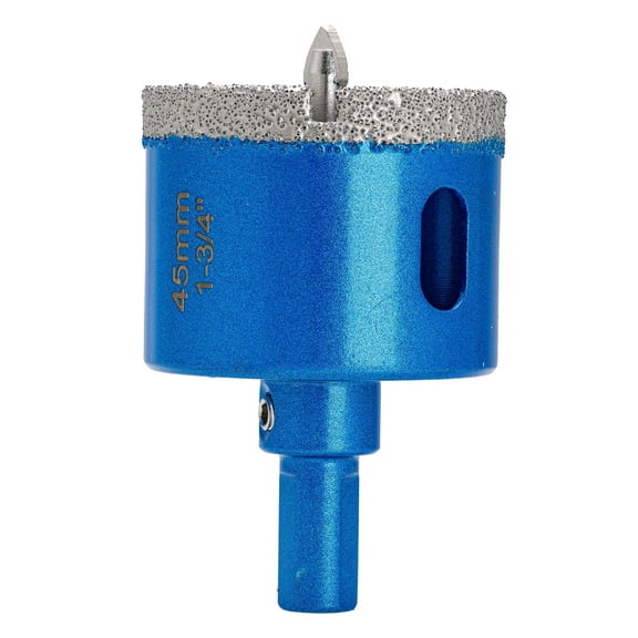 ILOVETOOL 45mm 1-3/4'' Diamond Coated Hole Saw Core Drill Bits with Center Pilot Bit Center Position Hole Opener for Glass Stone Marble Ceramic Tile