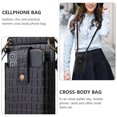 thumbnail image 4 of 1 Pce Pochette de Rangement Pratique Sac Messager Réglable Sac Chic pour Cellulaire, 4 of 7