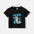 thumbnail image 3 of Camiseta de la marca Messi para niños, ropa para bebés, camisetas de algodón informales de manga corta de verano para niños y niñas, camisetas deportivas para niños y niñas, 3 of 5