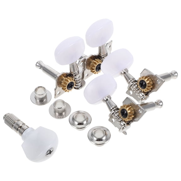MLINS 5 Pcs Ukulele Tuner Banjo with Bushings Machine Head Replacement