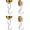 D1.26in Yellow, variant on Swivel netic Hooks 80lbs Heavy Duty Grill net Hooks 4 Pack with Scratch Proof Stickers  for  Refrigerator Kitchen Store Grill BBQ Office Warehouse Yellow