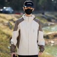 thumbnail image 4 of Chaqueta de Montañismo de otoño para hombre, ropa deportiva para ciclismo, ropa deportiva con bloqueo de Color, chaqueta de asalto impermeable y neutra a prueba de viento, 4 of 5