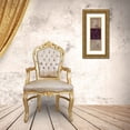 thumbnail image 3 of Vindedzis, Rita 7x14 Gold Ornate Wood Framed with Double Matting Museum Art Print Titled - Paisley and Plum II, 3 of 4
