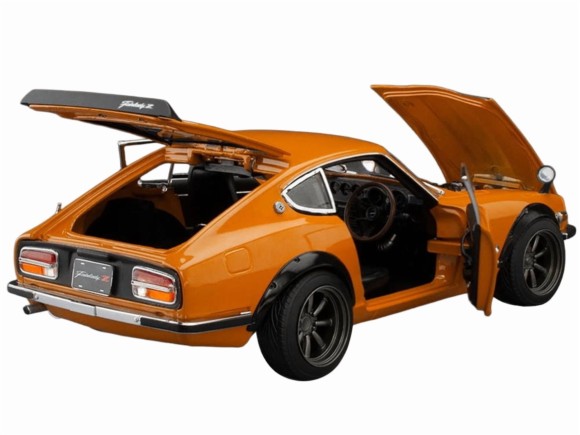 1970 Nissan Fairlady Z (S30) RHD Orange with Carbon Hood 