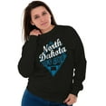 thumbnail image 4 of North Dakota It's Cold Funny Retro Sweatshirt for Men or Women Brisco Brands S, 4 of 6