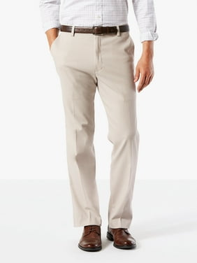 Dockers Men's Classic Flat Front Easy Khaki with Stretch