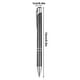 thumbnail image 3 of Bolígrafo telescópico portátil de metal negro | Tinta de secado rápido suave | Diseño compacto retráctil | Empuñadura ergonómica | Bolígrafo de oficina duradero | Acabado mate clásico | 2ml, 3 of 6