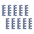 thumbnail image 2 of 3x10x 5 Anillos Para Carpetas De Hojas Sueltas, Lomos De Encuadernación Para Cuaderno De Oficina, Diario, Azul, 2 of 8
