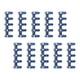 thumbnail image 1 of Paquete de 10 carpetas de hojas sueltas, clips de aro de hojas sueltas para tarjetas de estudio, cuadernos, álbumes de fotos, álbumes de recortes, fol azul, 1 of 8