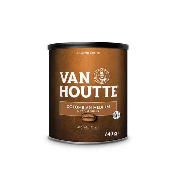Van Houtte Colombian Medium, Medium Roast, Ground Coffee, 640 g