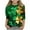 Green, variant on Riecok St. Patrick's Day Girls Boys work blouses short Sleeve Collared Neck Summer Fashion Three Quarters Sleeve Tunic Tops Ladies Blouses Mardi Gras Shirts for Kids Mardi Gras Clothing 3 T Green