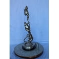 thumbnail image 4 of Nifao Three Voluptuous Women Climbing a Rope Statue, Silver Finish – Home Decor Sculpture, 12"L x 12"W x 32"H, 4 of 9
