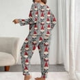 thumbnail image 4 of FDGIU Women's Plus Size Christmas Pajamas‌, Holiday Printed Long Sleeve Set, Soft Crewneck Top & Pants, 4 of 6
