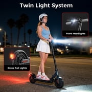Electric Scooter for Adults Teens,8.5Tires Folding E-Scooter with 21Mph,350W Motor,19Miles Range,LED Display and Cruise Control