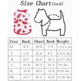thumbnail image 7 of 4 Pieces Cute Cotton Dog Shirt for Small Dogs Soft Puppy T-Shirts Breathable Sleeveless Cat Shirts Summer Pet Clothes Kitten Doggy Pajamas Vest Apparel - X-Large, 7 of 7
