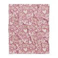 thumbnail image 1 of Cobertor Frazada Love Way To Celebrate 127 cm x 152 cm rosa, 1 of 4
