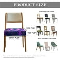 thumbnail image 6 of SEANATIVE Butterfly Chair Seat Covers Set of 4 Galaxy Chair Covers with Elastic Bottom, Stretchy Decorative Chair Covers Square Dining Stool Seat Covers for Home Kitchen Chairs Daily Decoration, 6 of 7