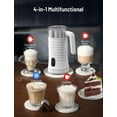 thumbnail image 2 of Milk Frother and Steamer, Paris Rhône 4-in-1 Milk Frother,Electric Milk Frother Hot& Cold Foam Temperature Control, Auto Shut-Off Frother for Coffee Latte, 2 of 6