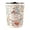 Beige, variant on Small Desktop Trash Can, Open Top Round Trash Bin, Vintage Leather Wastebasket with Plastic Inner Bin for Living Room, Bedroom, Office