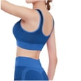 thumbnail image 4 of HBGVBA 2 Piece Yoga Outfits Set,Active Wear Suits for Women,Solid Color Summer Outdoor Running Yoga Cami Top Supportive Sports Bra Shorts Set, 4 of 4