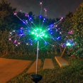 thumbnail image 3 of 96 LEDs Outdoor Net Lights, 1.5M x 1.5M Waterproof Solar String Lights Power Socket, Garden Patio Fence, Warm White, 3 of 5
