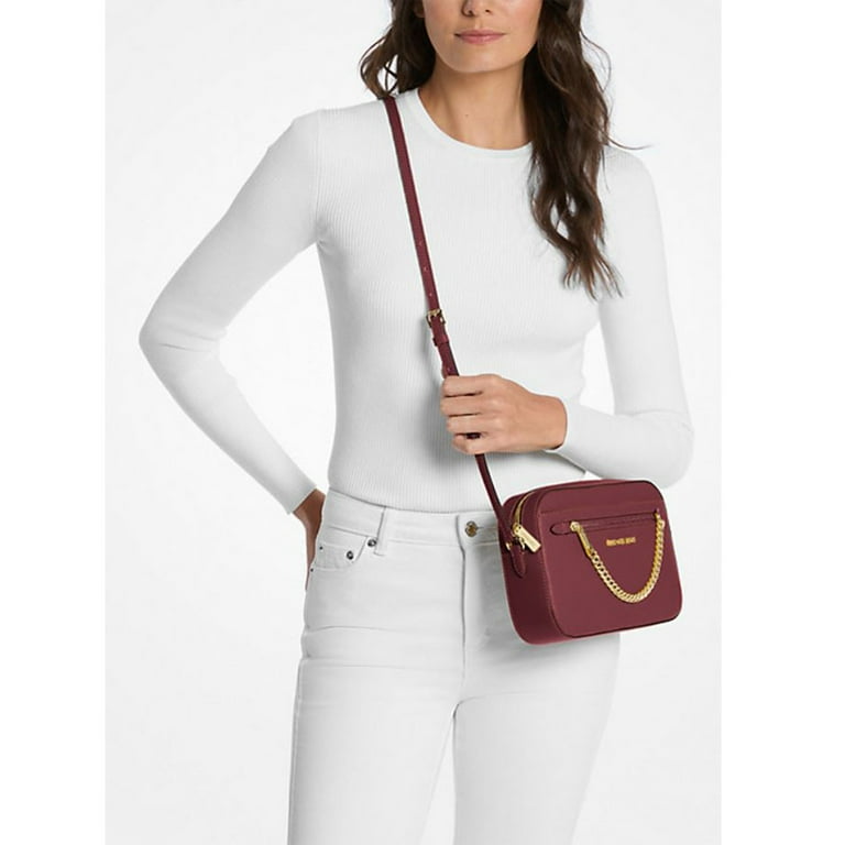 Michael Kors Women's Jet Set Large Saffiano Leather Crossbody Bag