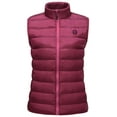thumbnail image 4 of Little Donkey Andy Women's Lightweight Puffer Vest – Sleeveless Jacket for Golf, Hiking & Casual Winter Use, Purple Heather, M, 4 of 8