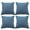 Blue, variant on AUQ 4Pcs Decorative Pillow Covers No Curling Edges Pillow Covers 20X20 Anti-Rip Build Pillow Cover Style1