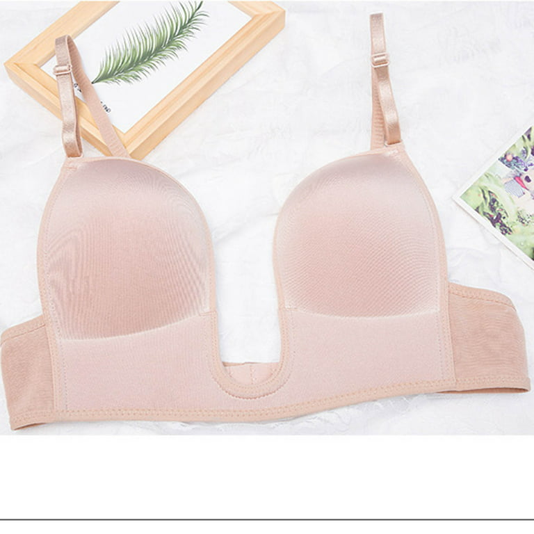 Bra with Clear Straps and Back Maternity Bikini Top Boloone