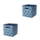thumbnail image 4 of Toystoory Práctico organizador de cestas de tela con plegable para facilitar el transporte Cajones de tela gruesa Cubos plegables Almacenamiento Azul marino 26.5*26.5*28cm 2piezas, 4 of 6