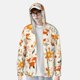 thumbnail image 2 of Balery Flower Fox Sudadera ligera de manga larga con capucha y protección solar UPF 50+ para hombre y mujer, ideal para pesca y running-X-Large, 2 of 7