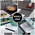 thumbnail image 4 of 21 Inch Silicone Stove Clearance Cover Stove Counter Mat Protector Cover (One Strip) Black, 4 of 5