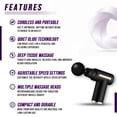 thumbnail image 3 of Muscle Massage Gun. Deep Tissue Percussion Massager. Wireless, Touchscreen, Portable. 4 Interchangeable Heads., 3 of 6