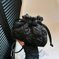 thumbnail image 4 of HLSOHJP Quilted Bags Mini Puffer Crossbody Bag Puffy Purse for Women Drawstring Clutch Bag Small Shoulder Purse, 4 of 6