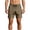 Khaki, variant on EOYWHK Running Shorts for Men Casual Lightweight Breathable Elastic Waist Jogging Shorts with Zip Pockets for Outdoor Sports Green L