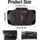 thumbnail image 5 of Car Glasses Holder, Sunglasses Storage Box and Car Sun Visor Clip Glasses Holder, Universal Car Glasses Case, Leather Storage Case (Black), 5 of 5