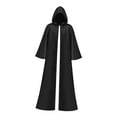 thumbnail image 1 of Cape d'Halloween Wizard Longue à Capuche pour Carnaval Punk Fête Spectacle L, 1 of 8