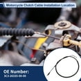 thumbnail image 4 of Cable de embrague de motocicleta Unique Bargains No.3C3-26335-00-00 para Yamaha 1000 FZ1 1000 S Fazer 2006-2015, 4 of 6