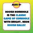 thumbnail image 3 of Koosh Kornhole, Cornhole Set para niños – Juguetes al aire libre para niños y niñas, perfecto para principiantes, juguetes preescolares, fácil almacenamiento, 1 tabla Kornhole, 6 bolas Koosh incluidas, 3 of 6