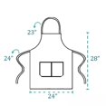 thumbnail image 5 of Paquete de 10 delantales con pechera, delantal unisex negro a granel con 2 bolsillos espaciosos, lavable a máquina para manualidades de cocina, 5 of 5