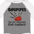 thumbnail image 4 of Inktastic Bagpipe Player Funny Music Joke Boys or Girls Long Sleeve Baby Bodysuit, 4 of 5