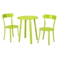 thumbnail image 2 of Outdoor Bistro In Lime Matte, Iron Made, And Charming, 2 Chairs & 1 Table Powder-coated , Matte Finish, Charming Hangout With, 2 of 6