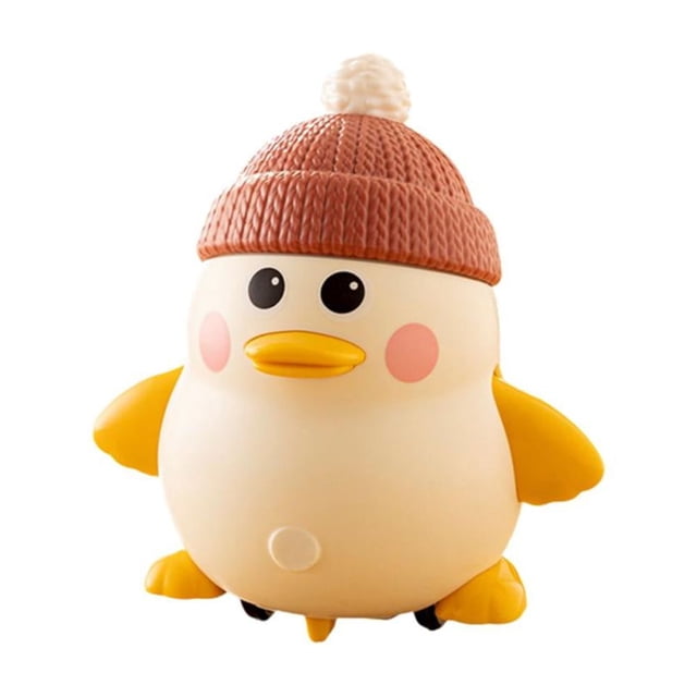 CAIROYAR Pato de juguete para la familia boca abajo, juguete musical para bebés, pato de juguete para la boca abajo, juguete para gatear, caminar, cantar, de 3 a 6, 0 a 6, 6 a 12 meses, juguete para b
