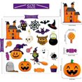 thumbnail image 2 of 40 Pcs Halloween Thick Gel Clings: Removable And Reusable Window Stickers, 2 of 5