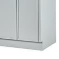 thumbnail image 3 of Ariel Kelly 60 Inch Double Sink Base Cabinet In Grey, 3 of 11