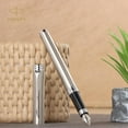 thumbnail image 6 of Parker Folio Stainless Steel Chrome Trim Fountain Pen with 1 Ink Cartridge, 6 of 6