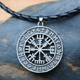 thumbnail image 3 of Coll nórdico Coll Coll de de el de Navidad Hombres PU antigua Zulema Collar vikingo, 3 of 6