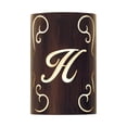 thumbnail image 2 of Meyda 121550 10 in. Personalized H Monogram Wall Sconce, 2 of 2