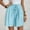 *Sky Blue^, variant on ClodeEU Women's High Waisted Drawstring Wide Leg Shorts,Casual Summer Loose Fit A Line Bottoms Sky Blue,Womens Plus L