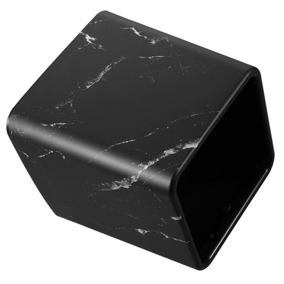 NICEXMAS black garbage bin Trash Can PP Paper Disposal Office Workers Daily Use 1Set